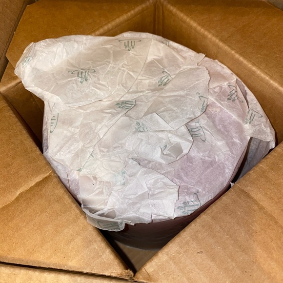 Partylite 3 Wick Pillar Candle 6X5” RETIRED ~ STRAWBERRY RHUBARB * NEW IN BOX - Picture 2 of 5